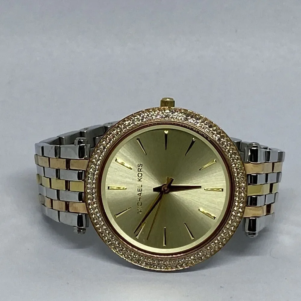 Michael Kors Darci MK3406 Womens Stainless Steel Analog Dial Quartz Watch VK407 - Picture 7 of 12